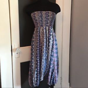 Tribal Print Harem Jumpsuit Romper Pants